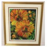 Sunflowers giclee by Anna Sandhu Ray - signed