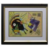 Black & Violet Giclee by Wassily Kandinsky