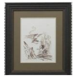 ORIGINAL 1967 LITHOGRAPH BY FABRIZIO CLERICI PLATE