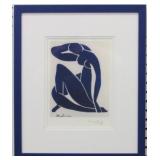BLUE NUDE PRINT BY HENRI MATISSE