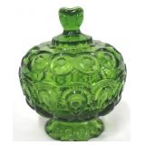 Green Moon & Star covered candy