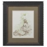 ORIGINAL 1967 LITHOGRAPH BY FABRIZIO CLERICI PLATE