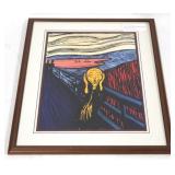 Andy Warhol After Edvard Munch "The Scream"