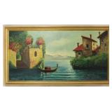 Vintage mid-century European design wall art