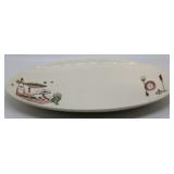 Mid-century modern oval platter