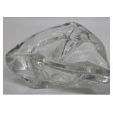 Crystal art glass ashtray
