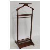 Vintage mahogany valet