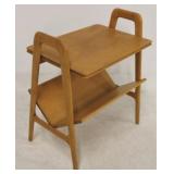 Danish book trough accent table