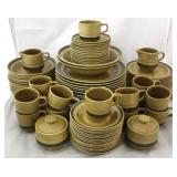 96 Pc set Fuji Stone Sahara dinnerware set