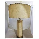 Vintage mid-century lamp w/ original shade