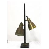 Vintage 2 light lamp