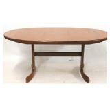 G Plan Danish teak oval dining table with leaf