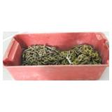 Plastic Tote w/ Metal Chains