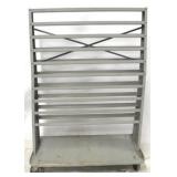 Metal shelf rack