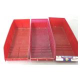 Set of 3 Plastic Storage Bins