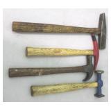 Lot of 4 Assorted Hammers