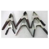 Lot of 6 Heavy Duty Clamps
