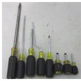 8pc Klein Tools Assorted Screwdrivers
