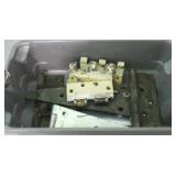 Plastic Storage Bin w/ Contents