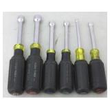 6pc Klein Tools Assorted Socket Drivers