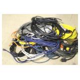 Lot of Assorted Electrical Cords