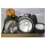 Tray Lot of Assorted Automotive Lights