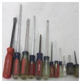 12pc Craftsman Assorted Screwdrivers