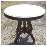 Marble Top Table - 29 x 32 1/2