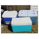 Lot of 3 Coolers