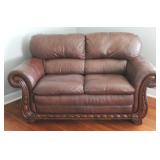 Leather Loveseat