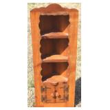 Wood Corner Shelf - 38 1/2 x 14 1/2