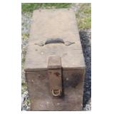 Antique Wood Box 8 x 16 x 17