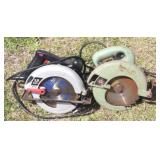 Lot of 2 Circular Saws (Skilsaw & Rockwell)