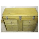 Wood Storage Chest - 26 x 11 x 20