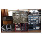 Storage Bins w/ Assorted Hardware
