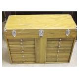 Wood Storage Chest - 26 x 11 x 20