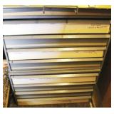 Metal Storage Cabinet w/ Assorted Hardware