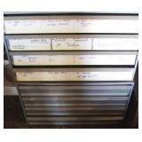 Metal STorage Cabinet w/ Assorted Hardware