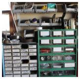 Storage Bins w/ Assorted Hardware
