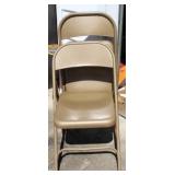 Pair of Metal Folding Chairs
