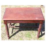 Wood Table - 19 x 24 x 13 1/2