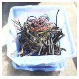 Plastic Tote of Electrical Wires