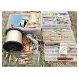 Lot of Assorted Fishing Items/ Supplies