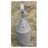 Metal Light Fixture - 18 1/2 tall