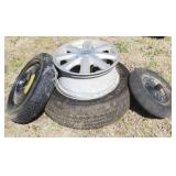 Lot of Buick Wheels w/ Spare Tires