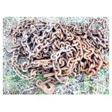 Lot of Metal Logging Chains w/ hookends