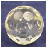 Glass ball paperweight