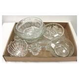 Box lot pressed glass