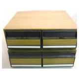 2 VHS tape holders