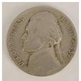 1939 Jefferson nickel - no mint mark